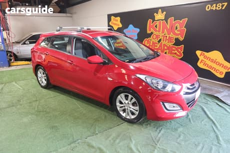 Red 2013 Hyundai I30 Wagon Tourer Active 1.6 Gdi