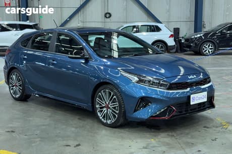 Blue 2023 Kia Cerato Hatchback Gt