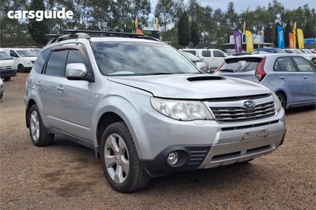 Silver 2010 Subaru Forester Wagon Xt Premium