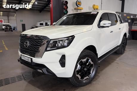 White 2023 Nissan Navara Dual Cab Pick-up St-X (4X4) Leather/No Sunroof