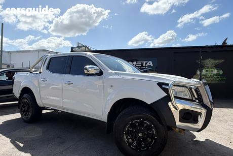 White 2015 Nissan Navara Dual Cab Utility St (4X4)