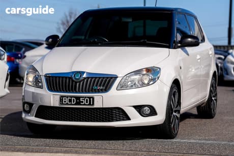 White 2012 Skoda Fabia Wagon Rs 132 Tsi