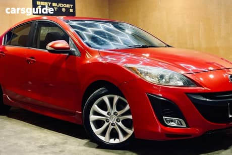 Red 2009 Mazda Mazda3 Sedan SP25 BL