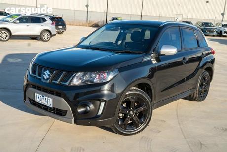 Black 2017 Suzuki Vitara Wagon S Turbo (Fwd)