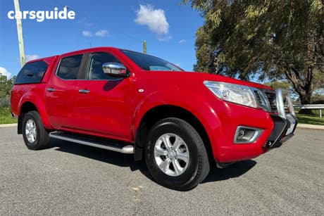 Red 2017 Nissan Navara Dual Cab Utility St (4X4)