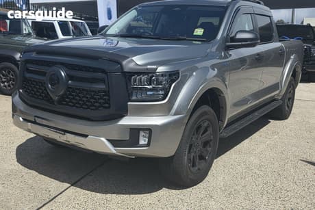 Silver 2026 GWM Cannon Alpha Dual Cab Utility Ultra Phev (4X4)