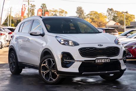 White 2019 Kia Sportage Wagon Gt-Line (Awd)