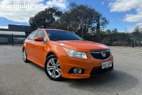 Orange 2013 Holden Cruze Hatchback Sri