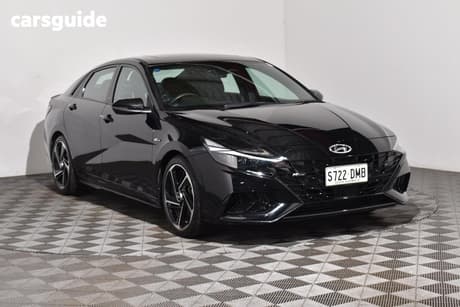 Black 2022 Hyundai I30 Sedan N Line Premium