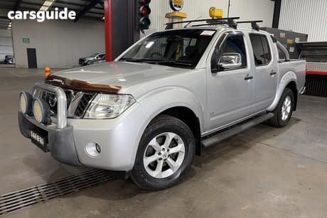 Silver 2012 Nissan Navara Dual Cab Pick-up St-X (4X4)