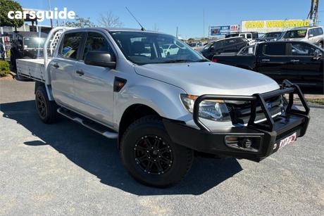 Silver 2013 Ford Ranger Dual Cab Utility Xl 3.2 (4X4)