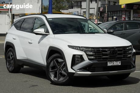 White 2024 Hyundai Tucson Wagon Elite (Fwd)
