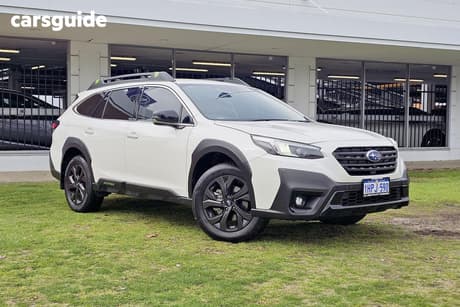 White 2022 Subaru Outback Wagon Awd Sport