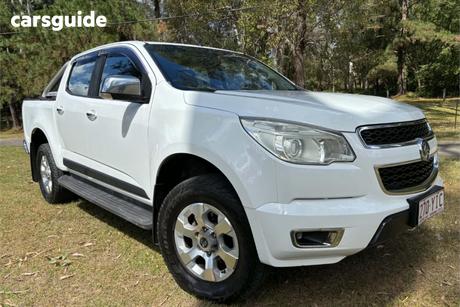 White 2014 Holden Colorado Crew Cab Pickup Ltz (4X2)