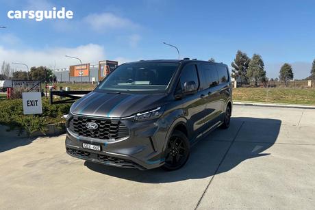 Grey 2024 Ford Transit Custom Dual Cab Van Sport Dciv (Lwb)