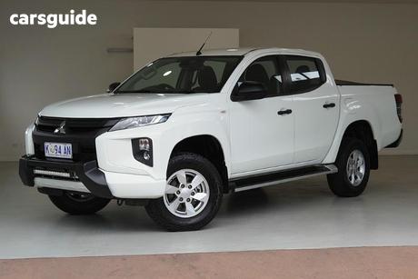 White 2021 Mitsubishi Triton Double Cab Pick Up Glx+ (4X4)