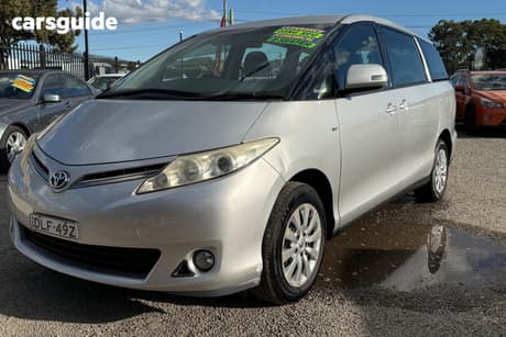 Silver 2010 Toyota Tarago SUV GLI