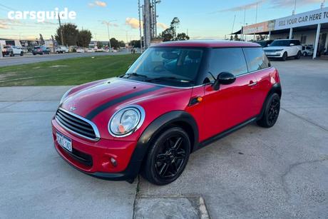 Red 2013 Mini Hatch Hatch COOPER F