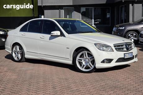 White 2009 Mercedes-Benz C320 Sedan Cdi Elegance
