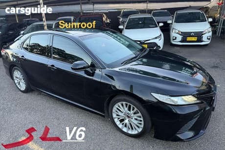 Black 2018 Toyota Camry Sedan Sl V6
