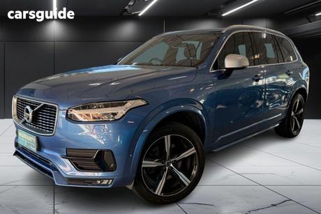 Blue 2017 Volvo XC90 Wagon T6 R-Design