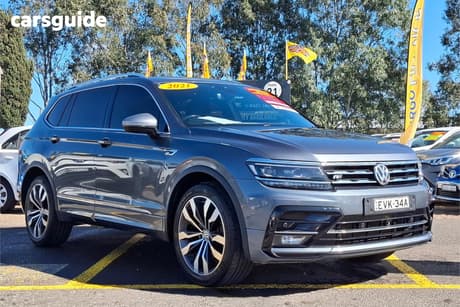 Grey 2021 Volkswagen Tiguan SUV ALLSPACE 162 TSI HIGHLINE 5NA MY21