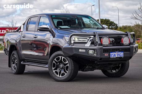 Grey 2021 Toyota Hilux Ute Tray SR5
