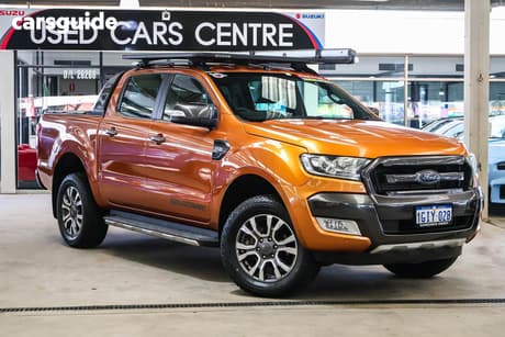 Orange 2016 Ford Ranger Dual Cab Pick-up Wildtrak 3.2 (4X4)