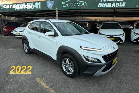 White 2022 Hyundai Kona Wagon (Fwd)