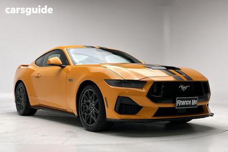 Orange 2025 Ford Mustang Fastback Gt 5.0 V8
