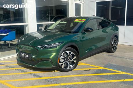 Green 2025 Ford Mustang Mach-E SUV SELECT R