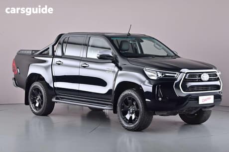 Black 2021 Toyota Hilux Double Cab Pick Up Sr5 + Premium Interior (4X4)