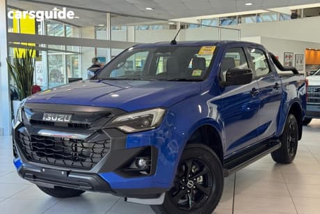 Blue 2026 Isuzu D-MAX Crew Cab Utility X-Rider (4X4)