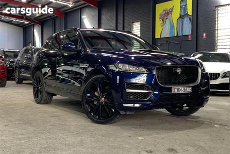 Blue 2020 Jaguar F-Pace Wagon 30T R-Sport Awd (221Kw)