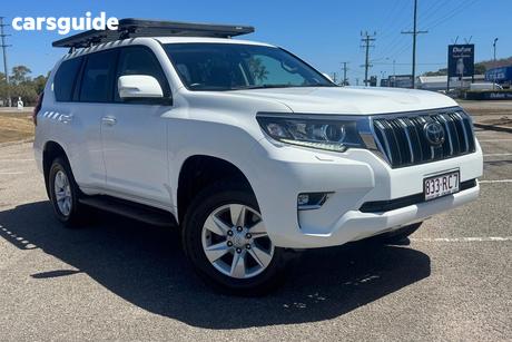 White 2018 Toyota Landcruiser Prado Wagon Gxl (4X4)