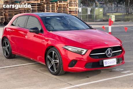 Red 2018 Mercedes-Benz A200 Hatchback