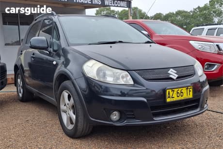 Black 2009 Suzuki SX4 Hatchback Awd