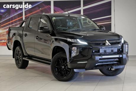 Black 2021 Mitsubishi Triton Double Cab Pick Up Gsr (4X4)
