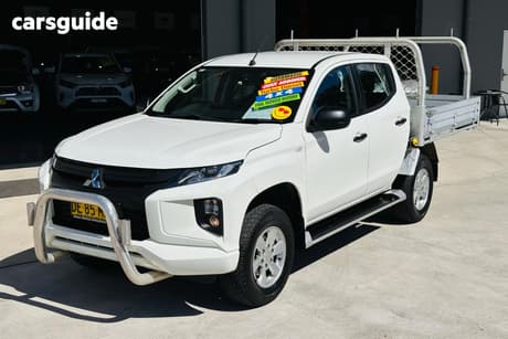 White 2022 Mitsubishi Triton Double Cab Pick Up Glx+ (4X4)