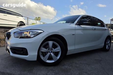 White 2016 BMW 118I Hatchback Sport Line