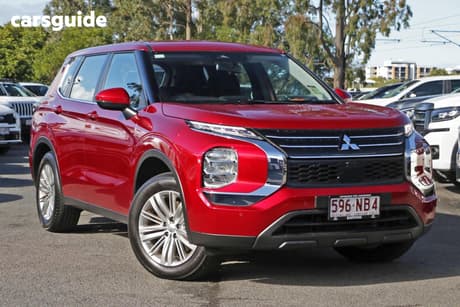 Red 2024 Mitsubishi Outlander Wagon Es 5 Seat (Awd)