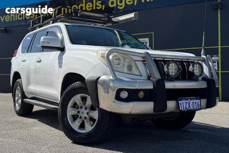 White 2010 Toyota Landcruiser Prado Wagon Gxl (4X4)