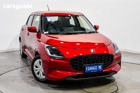 Red 2024 Suzuki Swift Hatchback Hybrid