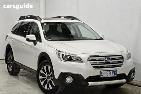 White 2015 Subaru Outback Wagon 2.5I Premium