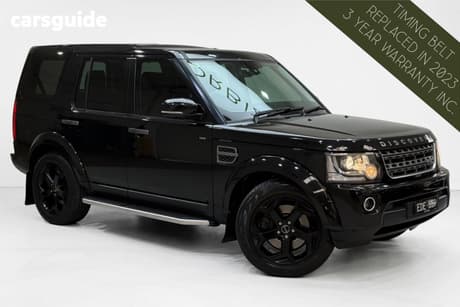 Black 2015 Land Rover Discovery 4 Wagon 3.0 Tdv6