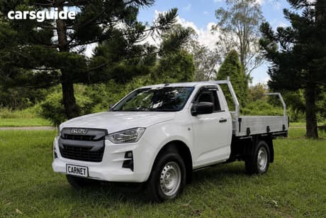 White 2019 Isuzu D-MAX Cab Chassis Sx Hi-Ride (4X2)