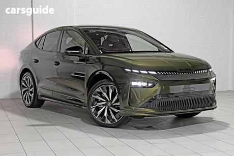 Green 2026 Skoda Enyaq Coupe Rs