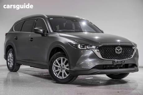 Grey 2023 Mazda CX-8 Wagon G25 Touring (Fwd)