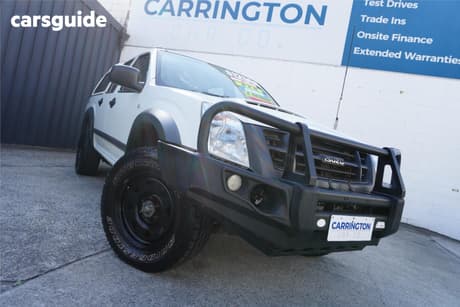 White 2012 Isuzu D-MAX Dual Cab Utility Sx (4X4)
