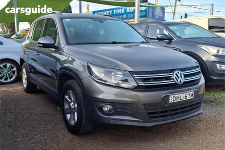 Grey 2013 Volkswagen Tiguan Wagon 132 Tsi Pacific